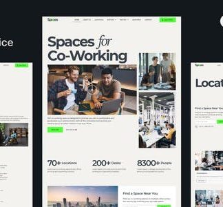 Spaces - Co-Working Elementor Pro Template Kit