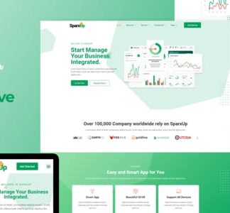 SparxUp - Saas & Startup Elementor Template Kit