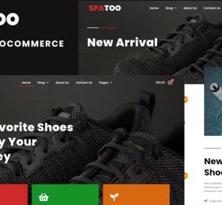 Spatoo - Modern Shoes eCommerce Elementor Template Kit