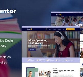 SpeakUp - Language Course & Translation Service Elementor Template Kit