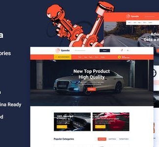 Speedia - AutoParts & Accessories Elementor Template Kit