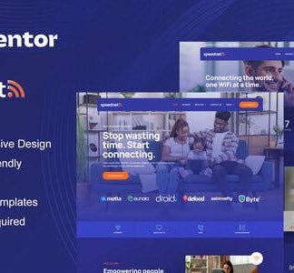 SpeedNet - Broadband & Internet Service Provider Elementor Template Kit