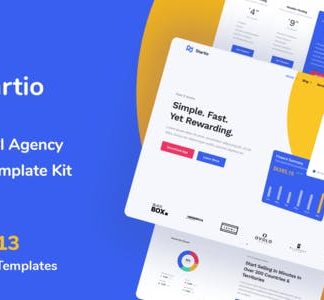 Startio - Saas & Digital Agency Elementor Template Kit