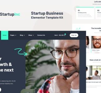 StartupInc - Startup Business Elementor Pro Template Kit