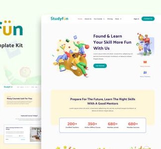 Studyfun - Course Elementor Template Kit