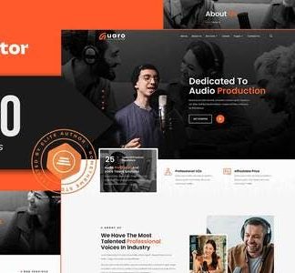Suaro - Voice Over Services Elementor Template Kit