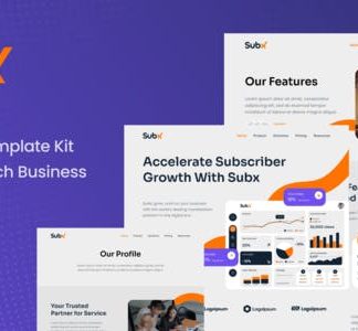 Subx - SaaS & Tech Business Elementor Template Kit