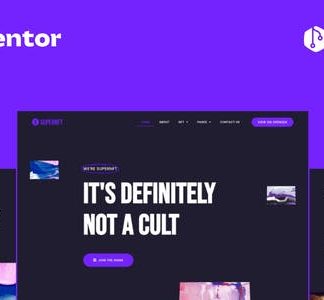 SuperNFT - NFT Portfolio Elementor Pro Full Site Template Kit