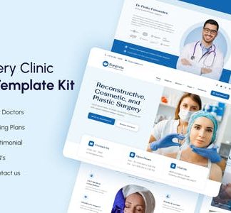 Surgeria - Plastic Surgery Clinic Elementor Template Kit