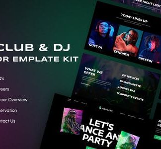 Swagger | Night Club & DJ Elementor Template Kit