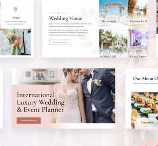 Sweeding | Wedding Event Invitation Elementor Template Kit