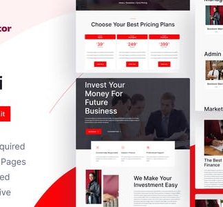 Synci - Finance Elementor Pro Template Kit