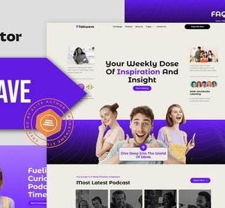 Talkwave - Podcaster Elementor Template Kit
