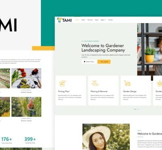 Tami - Landscape & Gardening Elementor Template Kit