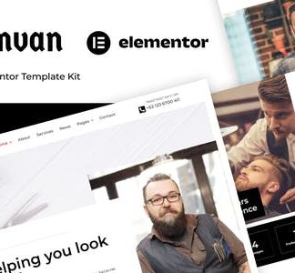 Tamvan - Barbershop Elementor Template Kit