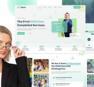 Tapos - Child Care & Kindergarten Elementor Template Kit