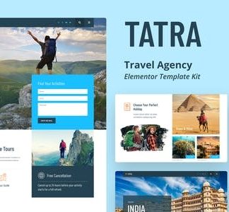 Tatra - Travel Agency Elementor Template Kit