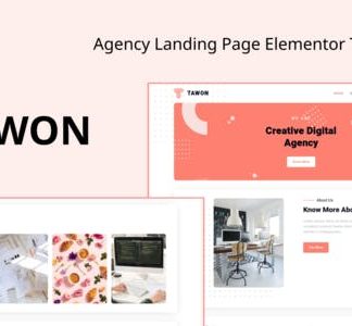 Tawon - Agency Landing Page Elementor Template Kit