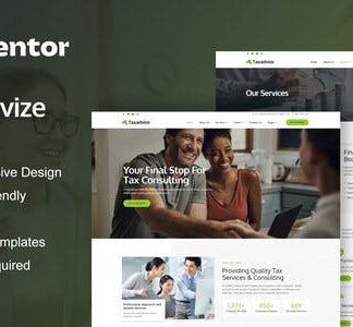 TaxAdvize - Tax Advisor & Financial Consulting Elementor Template Kit