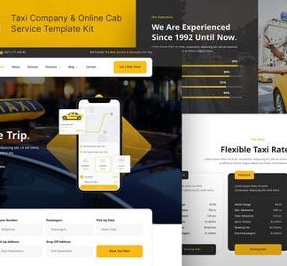 Taxico – Taxi Company & Online Cab Service Elementor Template Kit