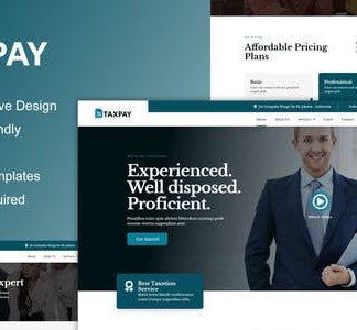 TaxPay -  Advisor & Financial Consulting Elementor Template Kit