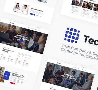 Techie | Tech Company & Digital Startup Elementor Template Kit