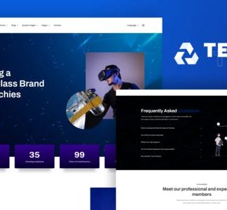 Techies - Technology Branding Agency Elementor Pro Template Kit