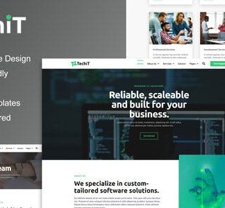 TechIT - Tech Company Elementor Template Kit