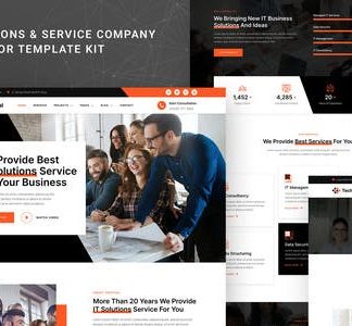 Techtial – IT Solutions & Services Company Elementor Template Kit