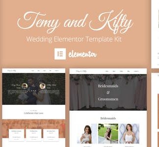 Temy and Kifty Wedding Template Kit