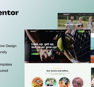 Tenez - Tennis School & Club Elementor Template Kit