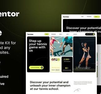 Tennise – Tennis School & Sports Club Elementor Template Kit