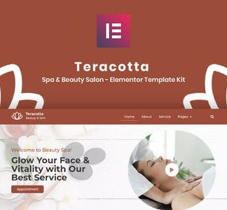 Teracotta - Spa & Beauty Salon - Elementor Template Kit