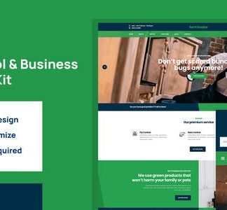 Terminator - Business & Pest Control Elementor Pro Template Kit
