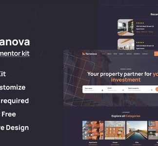 Terranova - Real Estate Elementor Pro Template Kit