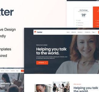 Texter - Content Writing Service Agency Elementor Kit