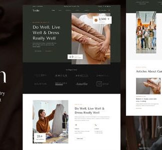 Textiln - Textile & Garment Industry Elementor Template Kit