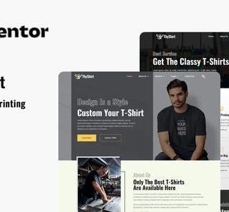 Thyshirt - TShirt Design and Printing Elementor Template Kit