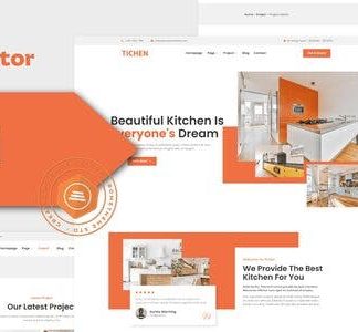 Tichen - Modern Kitchen Elementor Template Kit