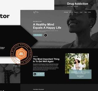 Tiety - Addiction Recovery and Rehabilitation Center Elementor Template Kit