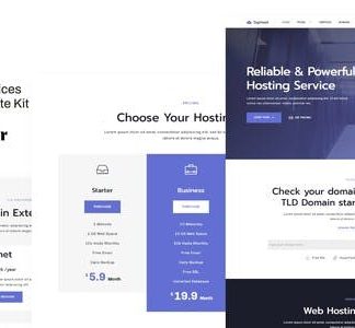TopHost - Web Hosting Services Elementor Template Kit