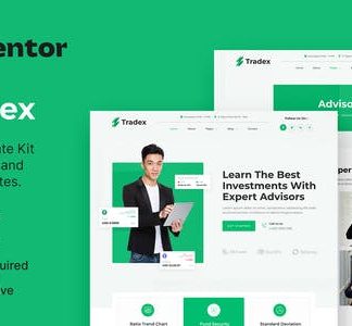 Tradex – Stock Advisor & Investment Elementor Template Kit