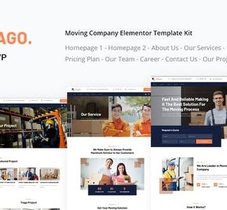 Trago - Movers & Packers Service Elementor Template Kit