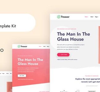 Treasor - Author eBook Elementor Template Kit