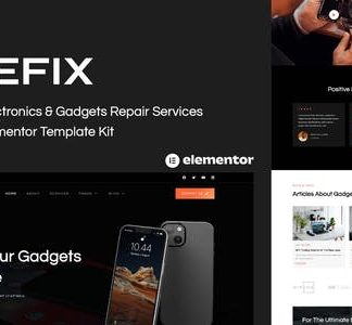 Trefix - Electronics & Gadgets Repair Services Elementor Template Kit