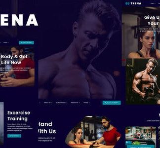 Trena - Sport & Fitness Trainer Services Elementor Template Kit