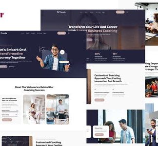 Trenda - Creative Business Coaching Elementor Template Kit