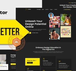 Trendsetter - Online Design Courses Elementor Pro Template Kit