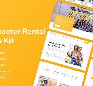 Trical | Bike & Scooter Rental Elementor Template Kit