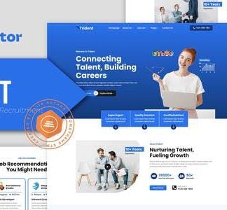Trident - Human Resources & Recruitment Agency Elementor Template Kit